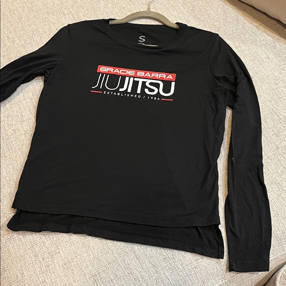 Gracie Barra black long sleeved tee